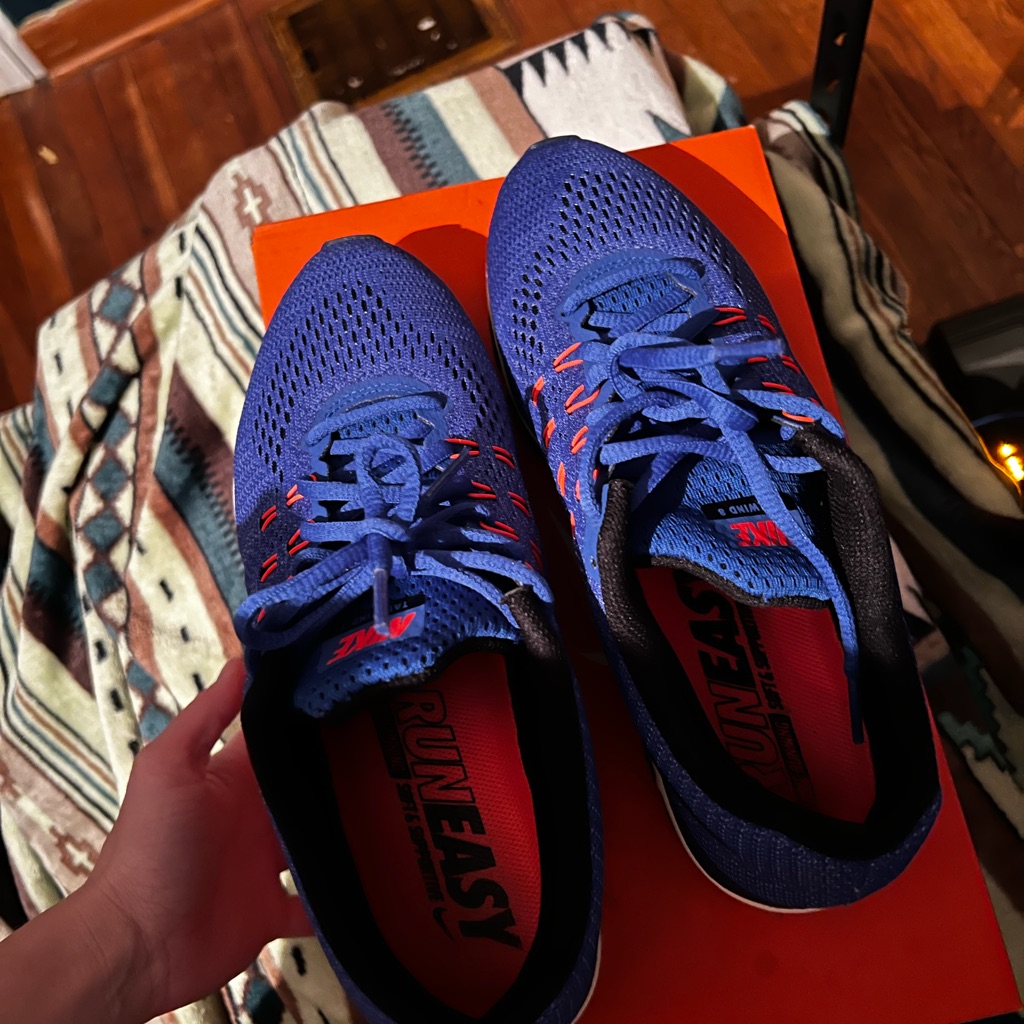 Nike Blue And Black Athletic Shoes